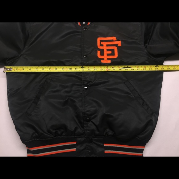 ❌SOLD❌ 80s SF Giants Satin Starter Jacket Bomber - Picture 7 of 8